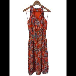 NWOT Collective Concepts Floral High Neck Midi Dress Small